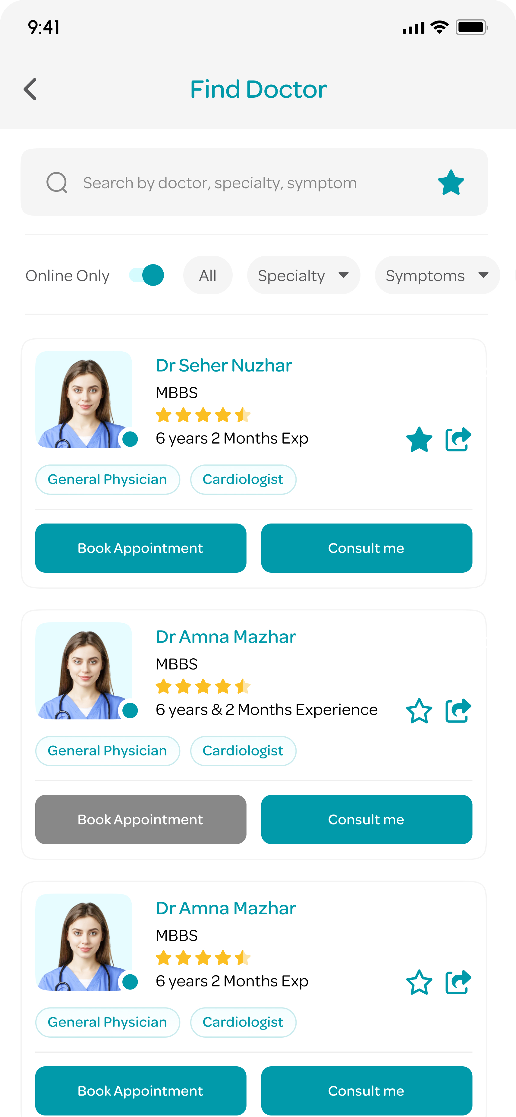 Curova Mobile App - Health Dashboard